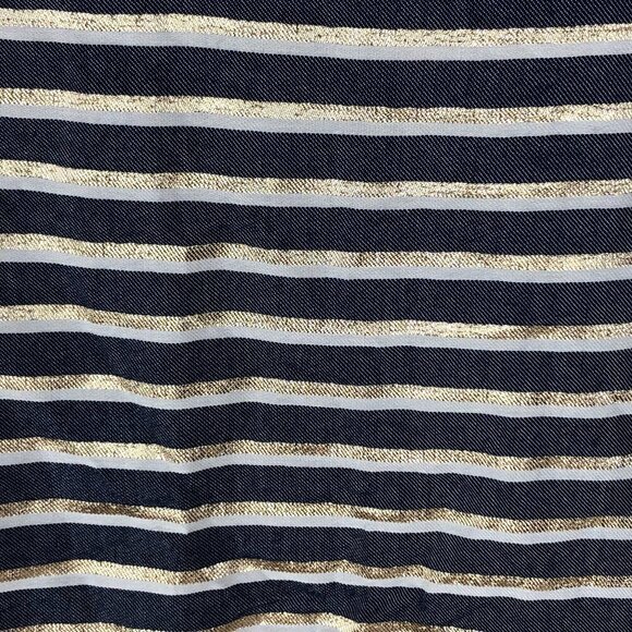 Express Metallic Gold Striped Top - NWT's - Picture 4 of 9
